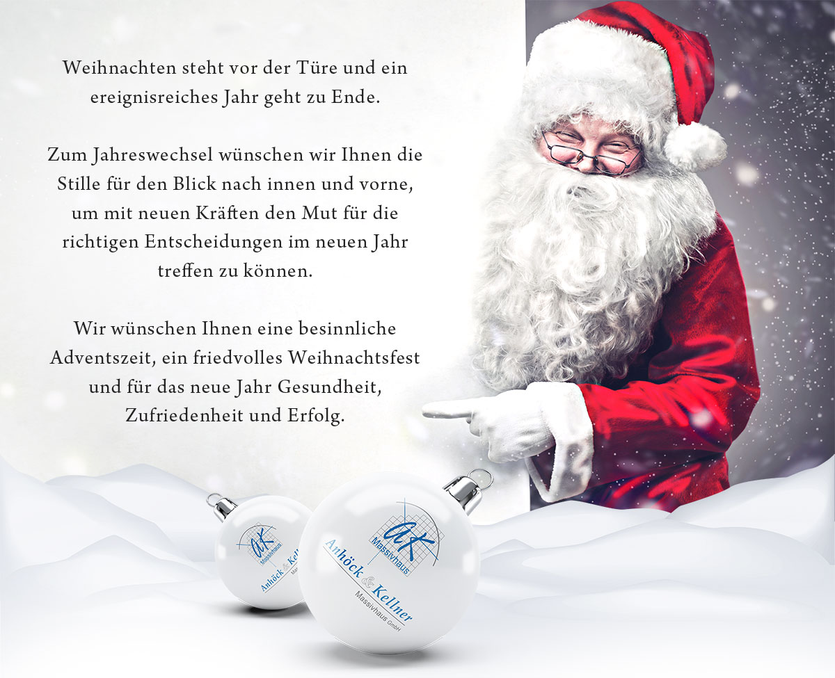 Anhöck & Kellner wünscht Ihnen ein besinnliches Weihnachtsfest
