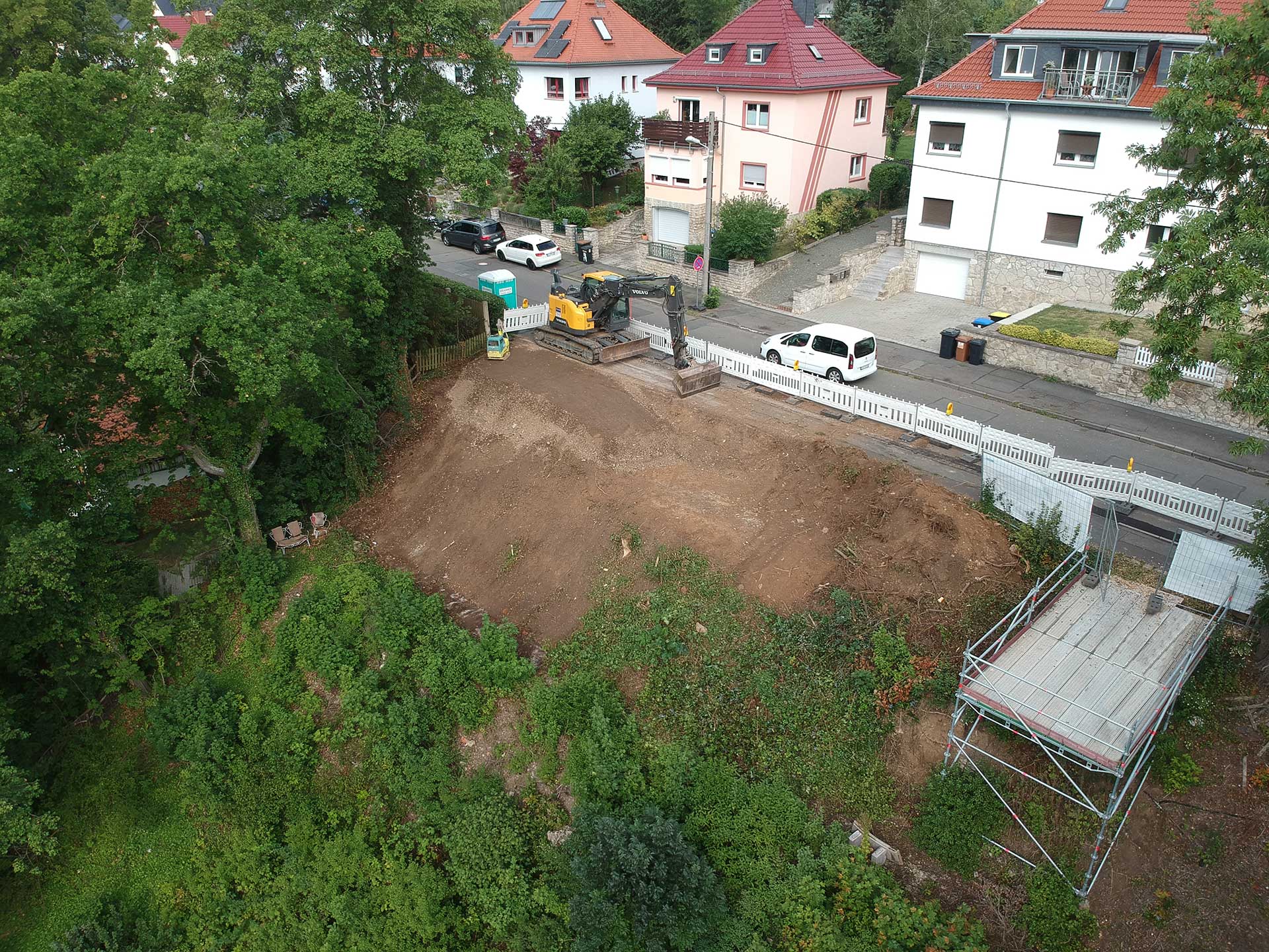 Baubeginn des neuen Mehrfamilienhauses “Steigerblick”