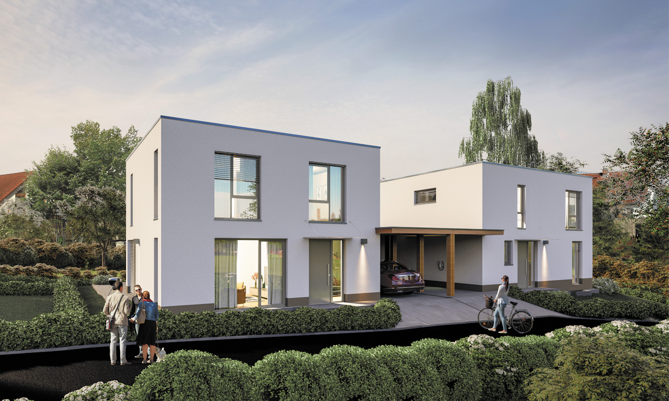 Baugenehmigung für die hochwertigen Einfamilienhäuser im Wachsenburgweg von Erfurt erteilt