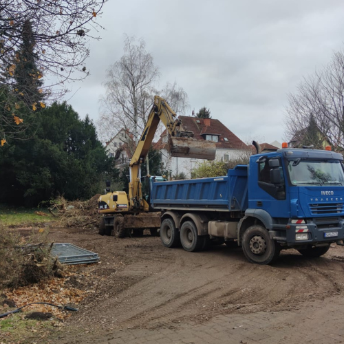 Baustart Einfamilienhaus Erfurt